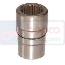 SHAFT COUPLING , Massey Ferguson, 4200 - 4245, Transmission, Front axle 4WD, Drive shaft, 3800251M1, , SHAFT COUPLING , 30/6492-8, 3800251M1, , 0.32 kg