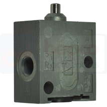 MECHANICAL PUSHBUTTON 3/2 , Fendt, Brakes, Pneumatic brake, Distributor air mechanical and electrical, F198881020010, , MECHANICAL PUSHBUTTON 3/2 , 22/6715-3, F198881020010, , 0.16 kg