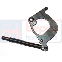 LINK ASSY POSITION , Massey Ferguson, 300 - 396CT, Linkage and lifting, Lifting drive, Lift shaft parts, 1660338M92, 1661918M91, 898129M92, , LINK ASSY POSITION , 30/695-1, 1660338M92, 1661918M91, 898129M92, , 0.41 kg