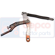 HYDRAULIC LIFT LINK ASSY , Massey Ferguson, 300 - 399, Linkage and lifting, Lifting drive, Lift shaft parts, 1690884M91, , HYDRAULIC LIFT LINK ASSY , 30/696-2, 1690884M91, , 0.40 kg