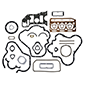 FULL GASKET SET LESS SEAL OR CRANKSHAFT SEAL        , Ford, Dexta - Super Dexta