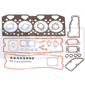 TOP GASKET SET         , Massey Ferguson, 6100 - 6150