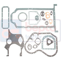 BOTTOM GASKET SET , Massey Ferguson, 500 - 592, Engine and components, Gasket, Bottom gasket set, 4223129M91, 68211, 743789M91, 86865, U5LB0221, , BOTTOM GASKET SET , 30/72-31, 4223129M91, 68211, 743789M91, 86865, U5LB0221, , 0.68 kg