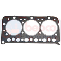 CYLINDER HEAD GASKET (3 cyl.), David Brown, Engine and components, Gasket, Gasket, K952527, , CYLINDER HEAD GASKET (3 cyl.), 20/73-63, K952527, , 0.15 kg