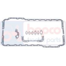 SUMP GASKET , Massey Ferguson,  - 850, Engine and components, Gasket, Sump gasket, 36816707, 36816725, 36816733, 4224116M1, 4224291M1, U5MK0398, , SUMP GASKET , 30/75-110, 36816707, 36816725, 36816733, 4224116M1, 4224291M1, U5MK0398, , 0.15 kg