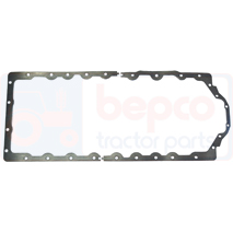 SUMP GASKET , Massey Ferguson, 6400 - 6465, Engine and components, Gasket, Sump gasket, 3638431M1, 3638562M1, 3681M005, 3681M007, , SUMP GASKET , 30/75-113, 3638431M1, 3638562M1, 3681M005, 3681M007, , 0.20 kg