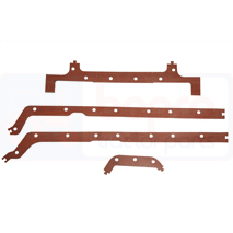 SUMP GASKET ONLY TWO RINGS MOUNTING, Massey Ferguson, 1000 - 1080, Engine and components, Gasket, Sump gasket, 21826314, 4223002M1, , SUMP GASKET ONLY TWO RINGS MOUNTING, 30/75-121, 21826314, 4223002M1, , 0.25 kg