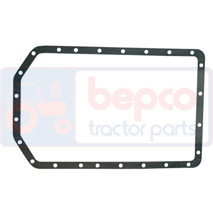 SUMP GASKET , John Deere, 40 - 1140F, Engine and components, Gasket, Sump gasket, R49514, R97341, T22769, , SUMP GASKET , 26/75-40, R49514, R97341, T22769, , 0.04 kg