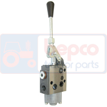 BASIC VALVE , Case-IH, 40 - 640, distribution-couplers-screw jacks, Hydraulic distributors, Flasquables items typ Bosch, , BASIC VALVE , 69/7600-5, , 2.01 kg