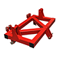 IMPLEM. TRIANGLE FOR EURO-NORM , Linkage, Linkage and lifting, Linkage triangle, Linkage triangle (tractor side)