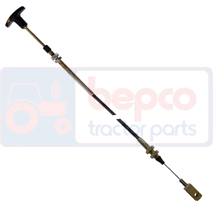 AUTO HITCH CABLE , Massey Ferguson, 300 - 396CT, Linkage and lifting, Lower link arm, Hitch cable, 3701954M91, , AUTO HITCH CABLE , 30/774-3, 3701954M91, , 0.30 kg