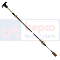 AUTO HITCH CABLE , Massey Ferguson, 4300 - 4335HV, Linkage and lifting, Lower link arm, Hitch cable, 3820874M92, , AUTO HITCH CABLE , 30/774-5, 3820874M92, , 0.35 kg