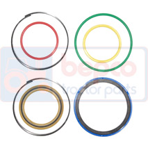 SEAL KIT , JCB, 532 - 532-120 (AR), distribution-couplers-screw jacks, Cylinder seals, Others joints and coamings, 99100121, , SEAL KIT , 45/802-4, 99100121, , 0.15 kg