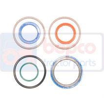 SEAL KIT , JCB, 540 - 540-70F/SLE (AR), distribution-couplers-screw jacks, Cylinder seals, Others joints and coamings, 99100097, , SEAL KIT , 45/807-5, 99100097, , 0.02 kg