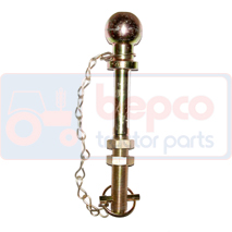 TOWING BALL HIT 22x190MM, Linkage, Linkage and lifting, Miscellaneous accessories, Ball hitch pin, , TOWING BALL HIT 22x190MM, 68/8139-021, , 1.40 kg