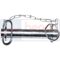 TOWING BALL HIT Ø28 - L187, Linkage, Linkage and lifting, Miscellaneous accessories, Ball hitch pin, towing ball hitch, hitch pin, , TOWING BALL HIT Ø28 - L187, 68/8141-280, , 1.40 kg