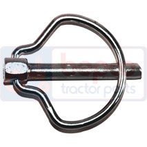 LINCH PINS (10 pcs) , Linkage, Linkage and lifting, Clips, Linch pin (STD), , LINCH PINS (10 pcs) , 68/8144-106, , 0.23 kg