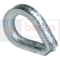 WIRE ROPE THIMBLE (10) 5 mm, Linkage, Linkage and lifting, Miscellaneous accessories, Wire rope thimble