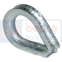 WIRE ROPE THIMBLE (10) 8 mm, Linkage, Linkage and lifting, Miscellaneous accessories, Wire rope thimble, , WIRE ROPE THIMBLE (10) 8 mm, 68/8156-008, , 0.31 kg