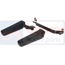 FOLDABLE ARMREST SET, Sēdekļi, Virsbūves daļas, kabīne, sēdekļi, Sēdekļi, Daļas, , FOLDABLE ARMREST SET, 61/834-1, , 2.53 kg