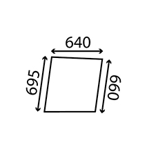 UPPER GLASS DOOR , Zetor, Body parts, cab accessories, seats, Glazing industry, Glass, 84368035, , UPPER GLASS DOOR , 37/84368035, 84368035, , 5.75 kg