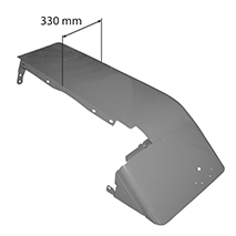 RH FENDER Width 490mm, John Deere, Body parts, cab accessories, seats, Body parts, Fender, AL35312, , RH FENDER Width 490mm, 26/844-142, AL35312, , 7.90 kg