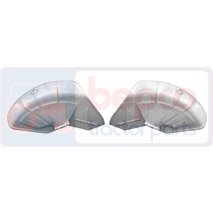 PAIR OF MUDGUARDS , David Brown, Body parts, cab accessories, seats, Body parts, Fender, K921560, K921561, , PAIR OF MUDGUARDS , 20/844-34, K921560, K921561, , 21.00 kg