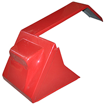 MUDGUARD POLYESTER VERSION, Case-IH, Body parts, cab accessories, seats, Body parts, Fender, 3234659R1, , MUDGUARD POLYESTER VERSION, 25/844-43LH, 3234659R1, , 6.20 kg