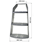 CLIMBING STEPS , Same, Iron Continuo - Iron 165.7 Continuo, Body parts, cab accessories, seats, Body parts, Footstool