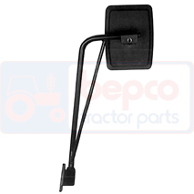 COMPLETE MIRROR LH, Landini, Virsbūves daļas, kabīne, sēdekļi, Spogulis, Spogulis komplektā, 3672639M91, , COMPLETE MIRROR LH, 31/850-74, 3672639M91, , 1.60 kg