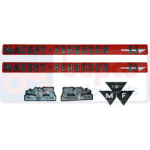 COMPL.EMBLEM SET MF35 , Massey Ferguson, Body parts, cab accessories, seats, Body parts, Decal and emblem, 3406970M91, , COMPL.EMBLEM SET MF35 , 30/860-1, 3406970M91, , 0.05 kg