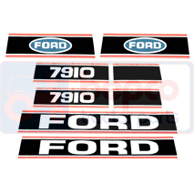 EMBLEM SET 7910 , Ford, Body parts, cab accessories, seats, Body parts, Decal and emblem, , EMBLEM SET 7910 , 24/860-102, , 0.24 kg