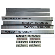 DECAL SET , Massey Ferguson, Body parts, cab accessories, seats, Body parts, Decal and emblem, 3900345M92, , DECAL SET , 30/860-117, 3900345M92, , 0.28 kg