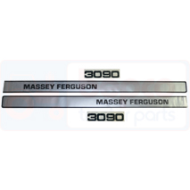 DECAL SET, Massey Ferguson, Virsbūves daļas, kabīne, sēdekļi, Korpusa detaļas, Dekāls un emblēma, 3900347M91, , DECAL SET, 30/860-121, 3900347M91, , 0.13 kg