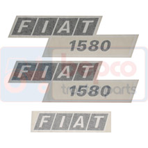 DECAL SET , Fiat, Classique - 1580, Body parts, cab accessories, seats, Body parts, Decal and emblem, , DECAL SET , 23/860-1580, , 0.15 kg