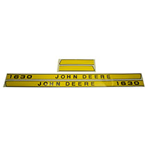 DECAL SET, John Deere, Virsbūves daļas, kabīne, sēdekļi, Korpusa detaļas, Dekāls un emblēma, , DECAL SET, 26/860-252, , 0.05 kg