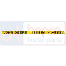 DECAL SET , John Deere, Body parts, cab accessories, seats, Body parts, Decal and emblem, , DECAL SET , 26/860-253, , 0.05 kg