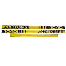 EMBLEM KIT 1040 , John Deere, Body parts, cab accessories, seats, Body parts, Decal and emblem, , EMBLEM KIT 1040 , 26/860-259, , 0.05 kg