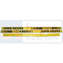 DECAL SET , John Deere, Body parts, cab accessories, seats, Body parts, Decal and emblem, , DECAL SET , 26/860-262, , 0.05 kg