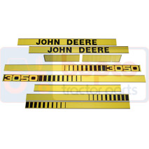 DECAL SET , John Deere, Body parts, cab accessories, seats, Body parts, Decal and emblem, , DECAL SET , 26/860-276, , 0.13 kg