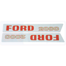 EMBLEM SET 2000 -/68 , Ford, Body parts, cab accessories, seats, Body parts, Decal and emblem, , EMBLEM SET 2000 -/68 , 24/860-31, , 0.05 kg