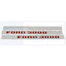 3000 EMBLEM KIT , Ford, Body parts, cab accessories, seats, Body parts, Decal and emblem, , 3000 EMBLEM KIT , 24/860-36, , 0.09 kg