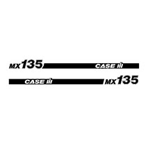 EMBLEM SET MX135, Case-IH, Body parts, cab accessories, seats, Body parts, Decal and emblem, 279999A1+280000A1, , EMBLEM SET MX135, 25/860-388, 279999A1+280000A1, , 0.10 kg