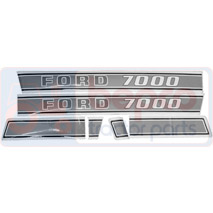 7000 EMBLEM KIT , Ford, Body parts, cab accessories, seats, Body parts, Decal and emblem, , 7000 EMBLEM KIT , 24/860-39, , 0.14 kg