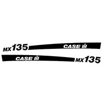 EMBLEM SET MX135, Case-IH, Body parts, cab accessories, seats, Body parts, Decal and emblem, 402995A1+402996A1, , EMBLEM SET MX135, 25/860-392, 402995A1+402996A1, , 0.10 kg