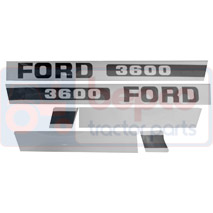 3600 EMBLEM KIT , Ford, Body parts, cab accessories, seats, Body parts, Decal and emblem, 83928526, EBPN16605B, , 3600 EMBLEM KIT , 24/860-41, 83928526, EBPN16605B, , 0.09 kg