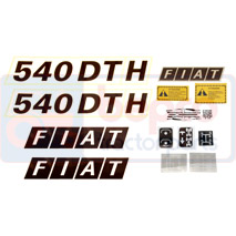 DECAL SET 540 , Fiat, Body parts, cab accessories, seats, Body parts, Decal and emblem, 4999867, , DECAL SET 540 , 23/860-540, 4999867, , 0.08 kg