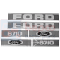 6710 EMBLEM KIT         , Ford, 10 - 6710