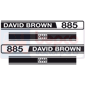 EMBLEM SET , David Brown, 800 - 885, Body parts, cab accessories, seats, Body parts, Decal and emblem