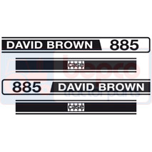 EMBLEM SET , David Brown, Body parts, cab accessories, seats, Body parts, Decal and emblem, K947732, , EMBLEM SET , 20/860-81, K947732, , 0.11 kg